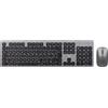 IOPLEE CWC340G-881G tastiera Mouse incluso Universale RF Wireless QWERTY Nero, Grigio