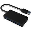 IOPLEE HPG-HC34A hub di interfaccia USB 3.2 Gen 1 (3.1 Gen 1) Type-A 5000 Mbit/s Nero