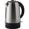 Electroline EDK401X bollitore elettrico 1,7 L 2200 W Nero, Acciaio inox
