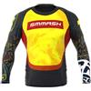 SMMASH Camicia A Compressione Camicia Funzionale Camicia Sportiva A Maniche Lunghe da Uomo Camicia da Running Camicia A Maniche Lunghe
