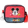 Disney Mickey Get Moving Borsa Piccola Multicolore 18x15x5 cm Poliestere, multicolore, Borsa a tracolla piccola