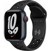 APPLE Nike Watch 7 41mm Impermeabile 5ATM GPS + Cellular 32GB WiFi / Bluetooth con Cinturino Nike Sport Antracite / Nero