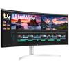 LG Monitor 38" QLED IPS Curvo Gaming 38WN95CP-W 3840x1600 UltraWide QHD+ Tempo di Risposta 1 ms Frequenza di Aggiornamento 144 (Hz)