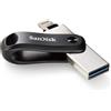 GielleService Pendrive Sandisk IXpand Go Unità flash USB 3.0 e Lightning da 64 GB SDIX60N-064G-GN6NN