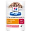 Hill's Prescription Diet Hill's Prescription C/D Urinary Stress con salmone per gatto (85 g) 1 scatola (12 x 85 g)