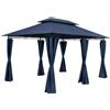 56101600 Gazebo da Giardino Topas 3x4m Metallo Idrorepellente Tendone Baldacchino