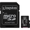 Kingston Technology Scheda micSDXC Canvas Select Plus 100R A1 C10 da 64GB + adattatore