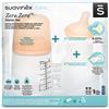 Suavinex, Kit Allattamento Biberon Anticolica, 180 ml, Flusso A