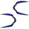 Resin Bike Adesivi Moto Compatibile con Yamaha Tracer 900 2018-2020 Tech Black e 900 GT Midnight Black. Protezioni Borse Laterali da Urti e Graffi. Coppia Adesivi 3D Resinati