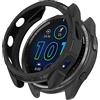 SumRioo Cover Compatibile con Garmin Forerunner 965, [Senza Pellicola Protettiva] Custodia in TPU Flessibile Morbido Custodia Durevole per Garmin Forerunner 965, Nero