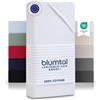 Blumtal Basics - Lenzuolo con angoli elasticizzati in 100% cotone (140 X 200 X 25 Cm - Set Di 1, Bianco)