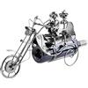 BRUBAKER Portabottiglie da vino regalo - coppia in motocicletta