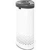 Brabantia - Selector Cesto Portabiancheria - Pratico Apertura Quick-drop - Sacco Portabiancheria Rimovibile - Suddividi i Capi - Materiali Anti Corrosione - White - 55L