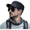 Pyrafox Cappello Uomo Impermeabile Army Cap M-XXL Grande Testa Berretto Militare, M/L