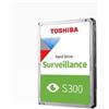 TOSHIBA HDD Toshiba S300 Surveillance HDWT840UZSVA 4TB 5400rpm Sata III 256MB - SPEDIZIONE IMMEDIATA