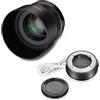 SAMYANG AF 85mm F1.4 F + Lens-Station für Nikon - Festbrennweite Autofokus Vollformat Objektiv Spiegellose und Spiegelreflex DSLR APS-C Kameras mit Mount, 23282, Schwarz