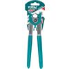 TOTAL - Pinza da Falegname | 200 mm | Ideale per l'Ebanisteria | Per Tenere e Piegare Pezzi di Legno | Precisione e Comfort | Realizzata in Cromo Vanadio | Manico in Plastica