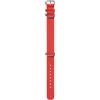 Nixon FKM Rubber NATO BA005-3403-00 Cinturino di ricambio per orologi con 20 mm di distanza in silicone e caucciù colore fuoco con fibbia e raccordi in acciaio inox, BA005-3403-00, Fuoco, 20mm