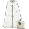 molis & co molis&co - Sacco Nanna 2.5 TOG - Sacco nanna imbottito invernale per Neonati da 0 mesi (60 cm) - Mussola Premium - Senza Maniche - Forest