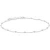 CERSLIMO Collana in Argento 925 Oro Rosa, Collana a Choker in Argento Sterling per Donne, Collana con Perle senza Ciondolo per Donne e Ragazze, 35 cm, Argento
