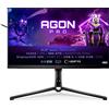 AOC AGON Pro AG324UX - Monitor Gaming da 32 pollici, 144 Hz, 1 ms, HDR400, FreeSync Premium (3840x2460, HDMI 2.1, DisplayPort, USB-C, USB Hub) Nero