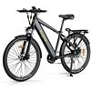 Eleglide Bicicletta Elettrica, T1, 27,5 bici elettrica con 13Ah rimovibile Li-Ion Battery, display LCD, Shimano 7 velocità, bici trekking elettrica per adolescenti e adulti, 50Nm