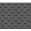 TIMBELA Set di tegole bituminose Hexagonal Rock H386BLACK, Copertura bituminosa di Colore Nero M386 per casetta da Giardino