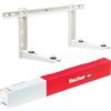 Fischer Staffe per Climatizzatore Unità Esterna KLIMA KLIK 420, Lunghezza Braccio Mensole 420 mm, Include Tasselli Fischer Originali e Piedini Antivibranti