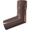 Renoplast® Gomiti per pluviali in alluminio R50 | Angolo 67º DN 40 mm | Marrone | Grondaie per la pioggia | Profili in lamiera per il drenaggio del tetto | Casa da giardino Carport Terrazza Balcone