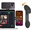 CloudValley Supporto Magnetico per Telefono e Laptop, Supporto per Continuity per la fotocamera, Laterale Monitor Telefono Regolabile per iPhone TV Faceetime Holder, Nero