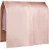 kyaoayo Protezione antipolvere per vestiti, 120 x 120 cm, con chiusura in velcro, protezione lunga contro l'umidità, adatta per armadio, camera da letto (rosa)