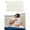 Flaffi Cuscino Letto Memory Foam - Guanciale Antisoffoco e Federa Antiacaro, Made in Italy, 70x40x13
