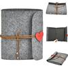 BUYGOO Album Fotografico Personalizzabile 60 Pagine Fai Da Te 19.5*18.5cm - Scrapbooking Vintage Nere - Regali per Laurea, Valentino, Anniversari