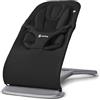 Ergobaby Sdraietta 3-in-1 Evolve, sdraietta ergonomica per neonati dalla nascita fino ai più piccoli, altalena con inserto per neonati (2,5 kg - 13,2 kg), Onyx Black