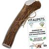 VITALIPETS Corno di Cervo per Cani | Taglia M 5 a 20 Kg | Pulizia Denti Naturale | Masticazione Lunga Durata | Ricco di Calcio e Minerali | Alternativa agli Ossi Industriali | Antistress per Cani Attivi