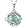 CELESTIA Collana Chiama Angeli Gravidanza Ciondolo Argent Albero Della Vita Portafortuna Gioielli Donna Idee Regalo Gravidanza Mamma Catene 76cm et 114cm