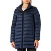 Geox W Jaysen Coat, Piumino Donna, Dk Eclipse Blue C, 40