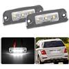 njssjd Luci targa a LED Lampada per targa posteriore compatibile con M-ercedes B-enz ML W164 GL X164 R W251 SOLO motore diesel, luci targa senza errori Can-bus bianco allo xeno
