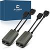 D-Lumina H15 Decodificatore Canbus per fari a LED Cablaggio anti sfarfallio, decodificatori di resistori per lampadine Cablaggio senza errori per kit di conversione fari a LED Avvertimento (1 paio)
