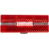 M-Wave Battery Rear Carrier Light Helios B, With 2 X Aaa Batteries, 2 Red Leds, With Integrated Reflector, Function: On - Off, Mounting: 50 + 80 Mm, With Low Battery Indicator, With German Approval No., Am