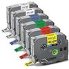 UniPlus 6x Nastro Compatibile per TZe-231 TZe-131 TZe-431 TZe-531 TZe-631 TZe-731 TZE 12mm Etichetteper Brother P-Touch 1000 1010 H105 H110 H100LB D400 D600VP H107B H200 E100 H100R P300BT