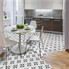 Ambiance Sticker Piastrella per pavimenti decorativo esagonale Perina a buccia e stick, decorazioni per la casa fai-da-te, adesivi rimovibili, adesivo antiscivolo impermeabile H40xL90cm - 10 adesivi di 20x18cm