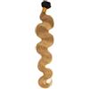 Larafona Hair Matassa Extension Umani Capelli Veri Ondulati Tessitura Human Hair Weft Body Wave 100g/pc Ombre Blonde T1B/27# 26inch/65cm