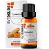 SenseLAB Olio essenziale di Curcuma - Olio di Curcuma Terapeutico Naturale e Puro al 100% per Umidificatore e Diffusore di Aromaterapia - Olio per la Cura Dei Capelli e Della Pelle (10 ml)