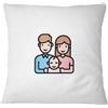 Bona Basics Federa Decorativa, Poliestere, Bianco, 45 x 45 cm