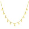 WANDA PLATA Collana Ciondolo con Stelline da Donna Argento Sterling 925 Placcato in Oro, Girocollo Pendente Stella