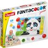 Quercetti - FantaColor Junior Basic - Mosaici per bambini da 2 anni - gioco educativo - prima infanzia - 100% Made in Italy - 40 bottoni - Motricità fine - coordinazione - 4206