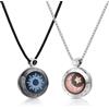 TOTWOO Collana per Coppie con Vibrazione, Luci e Touch - Accoppiamento Bluetooth per Relazioni a Lunga Distanza - Regalo Romantico per Colmare la Distanza