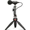 Shure MV88+ Kit Cablato Microfono digitale stereo a condensatore Kit video per Apple e Android, con treppiede Manfrotto PIXI, morsetto per telefono, supporto, cavi iOS e USB-C