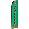 Flags Importer qualità Standard Bandiere Coffee Windless Banner, 11.5 da 2.5